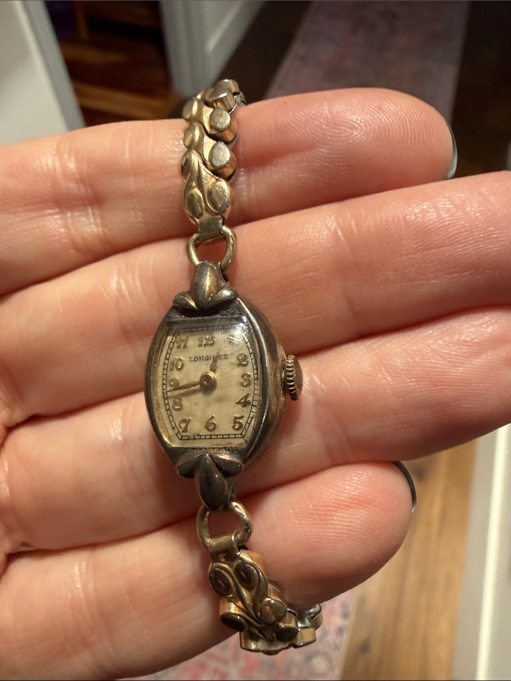 Vintage Longines Ladies Watch - Gold Fill & Sterling 1943